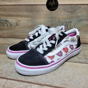 VANS Old Skool Love Donuts Skate Shoes Kids Youth Size 3 Lace Up Low Top 507452